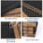 Outdoor Rug 9x18 ft Waterproof Mat Reversible Outdoor Plastic Straw Rug Patio Rugs Camping Rugs Portable Outdoor Mat for RV Porch Balcony Backyard Picnic Beach Brown Panel-1160470090-1160470087
