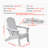 Folding Adirondack Chair Set Of 2