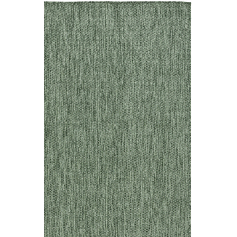 Tapis intérieur / extérieur vert Brihana 260, Rectangle 9 pi x 12 pi