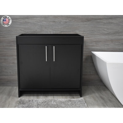 Amrooti 36'' Single Bathroom Vanity Base Only