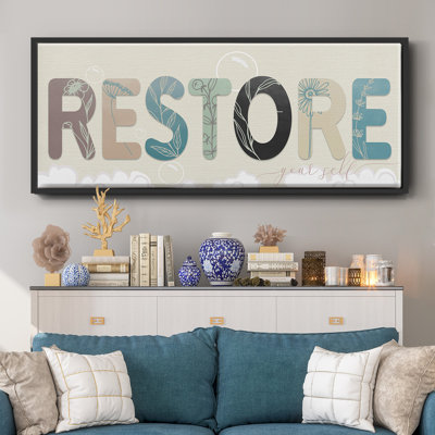 Restore Your Self- Framed Canvas