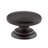 Rustic 1 1/2" Diameter Knob Antique Brass