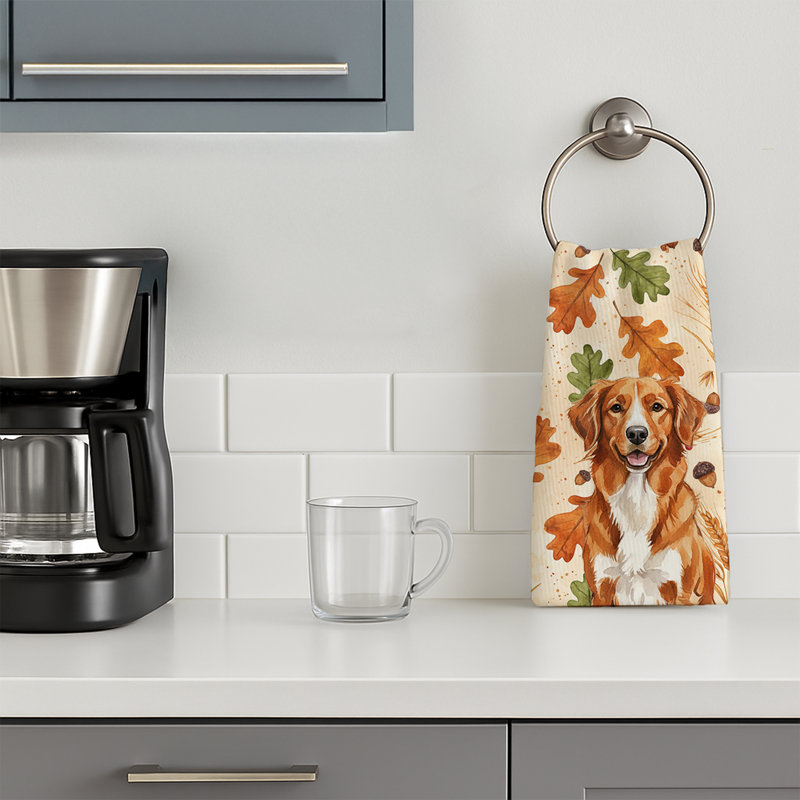 Serviette de cuisine tricolore Sheltie, Orange Nova Scotia Duck Tolling Retriever