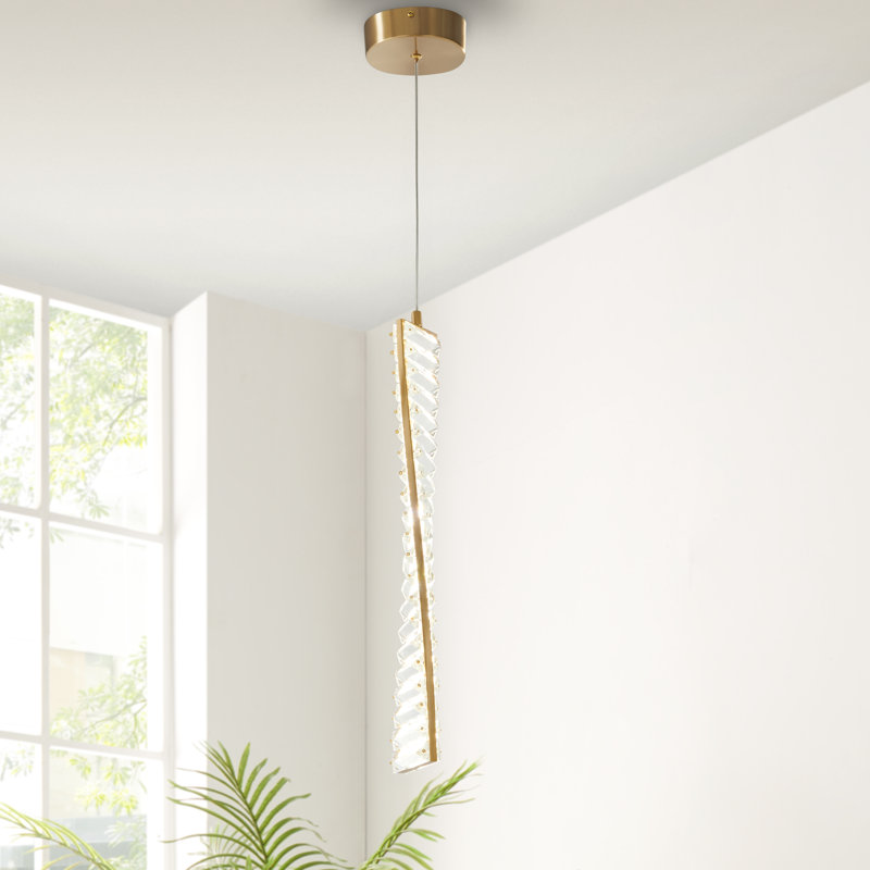 Luminaire suspendu simple en or 1 lumière Polymilis Polymilis