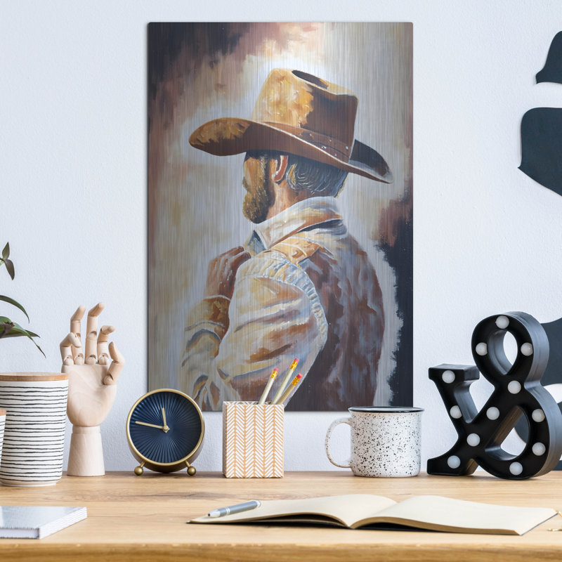 «Cowboy 4» par Petals Prints Design, H 16 po x l 12 po