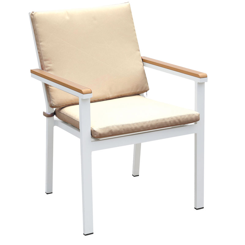 Chaise de patio avec coussins Lacey (ensemble de 2)