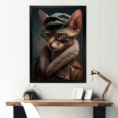 " Cat Wearing Clothing II "