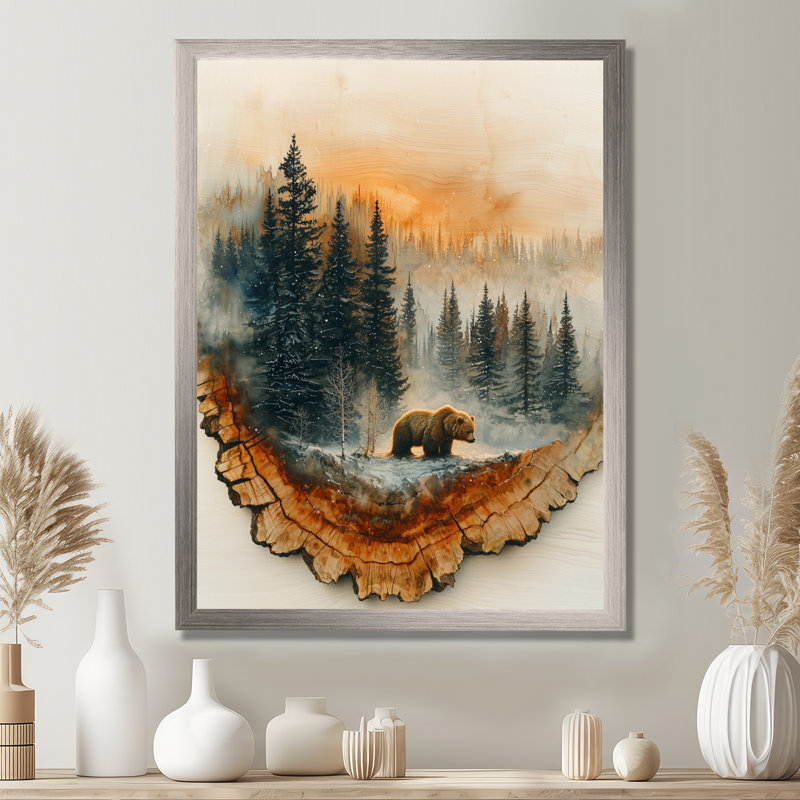Filippo - animaux, art mural, H 40 po x l 30 po, Reproduction encadrée d'une seule photo, Argent argent