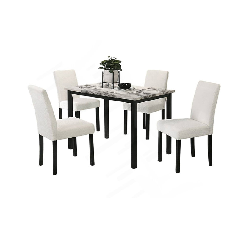 5Pc Dining Set For Elegant Dining Experiences
