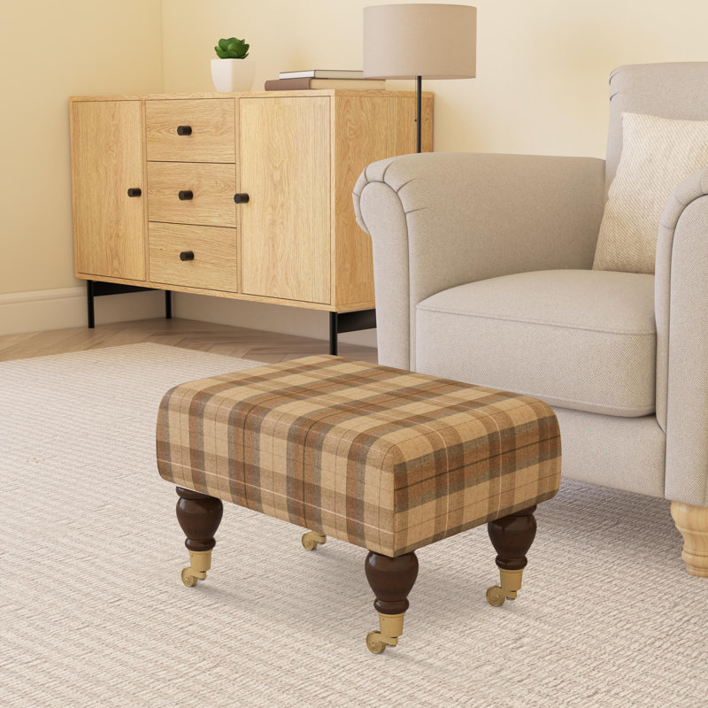 Manufactured Wood Accent Stool, Mahogany