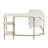 Techni Mobili L-Shape Home Office Two-Tone Desk With Storage-102062718