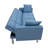 Mihail 76.4'' PU Leather Loveseat Sofa Blue