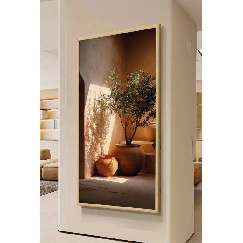 Elegant Decorative Framed Painting, 47.2 x 19.7 inches | 100% Solid Wood Frame (Thickness: 0.8 inches) & 100% Artwork (Thickness: 0.1 inches) | Stunning Digital Print for Living Room, Office & Home Decor