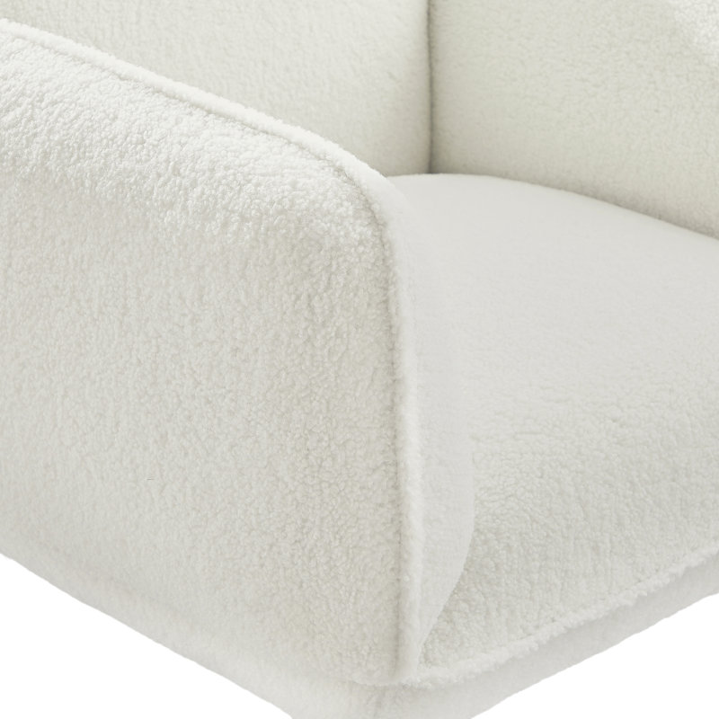 Mineta 33,86 po de large, Boucle blanc