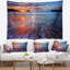 Tapisserie «Seashore Placid Shore» et nuages fantaisistes-28491058