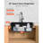 25 Inch Granite Kitchen Sink Top Mount Single Bowl Drop-In Basin For RV Bar