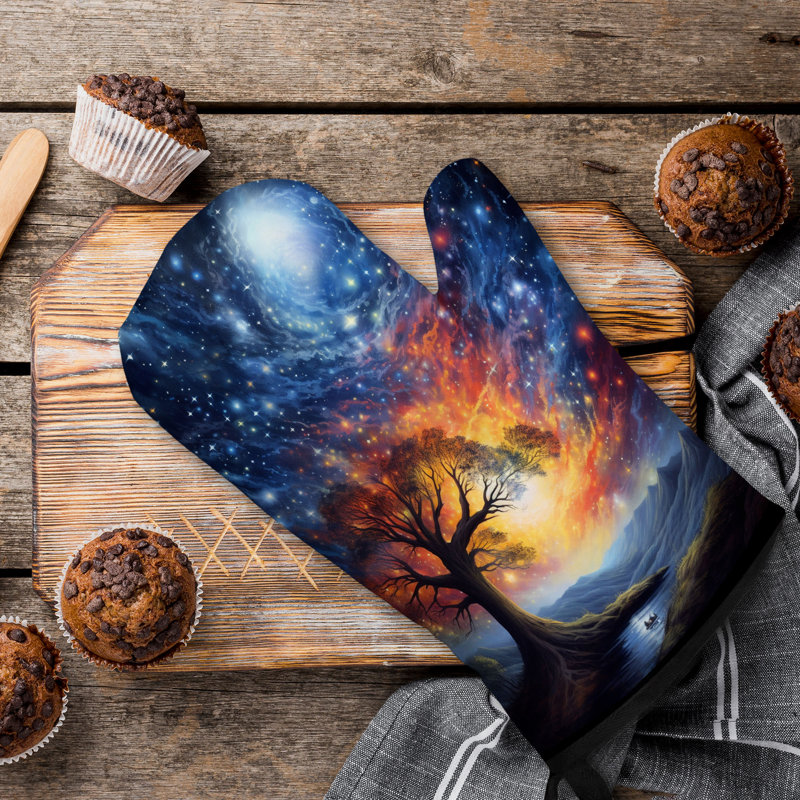 Sergé en coton Celestial Tides