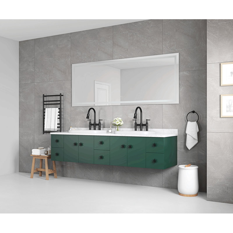 72*32 Bathroom  Led Mirror Is Multi-Functional And Each Function Is Controlled By A Smart Touch Button.