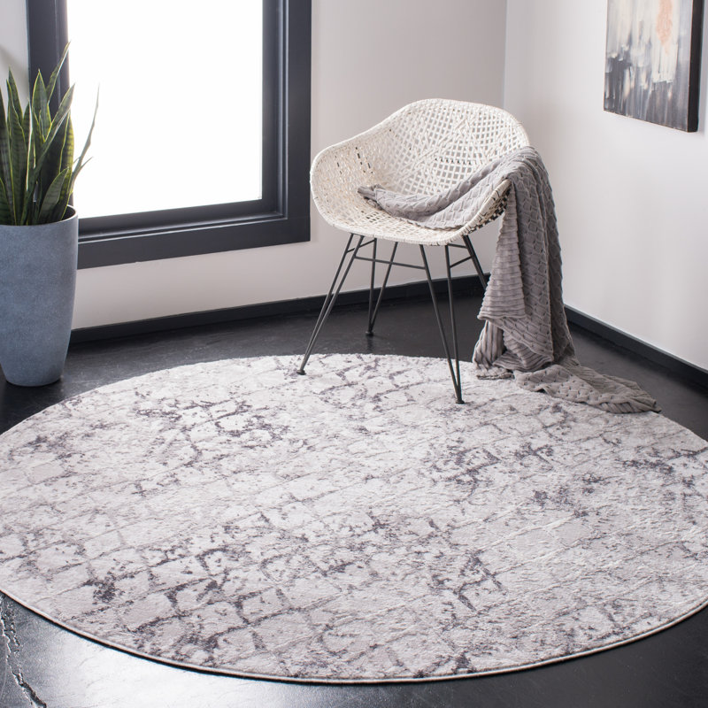 Tamas Toile Area Rug, Round 91cm