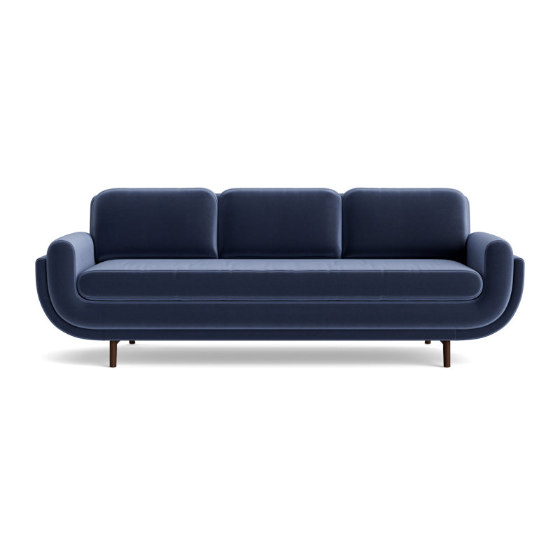 Regatta 90 Sofa, Performance Velvet - Indigo, Sienna