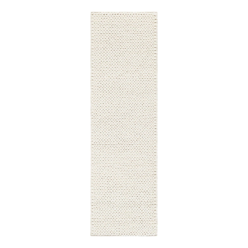 Yanellie Hand Loomed Wool Dhurrie Rug , Runner 2' x 6'7"