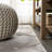 Duwun High-Low Pile Ogee Trellis Tone-on-Tone Beige/Gray Indoor/Outdoor Rug-1216189785