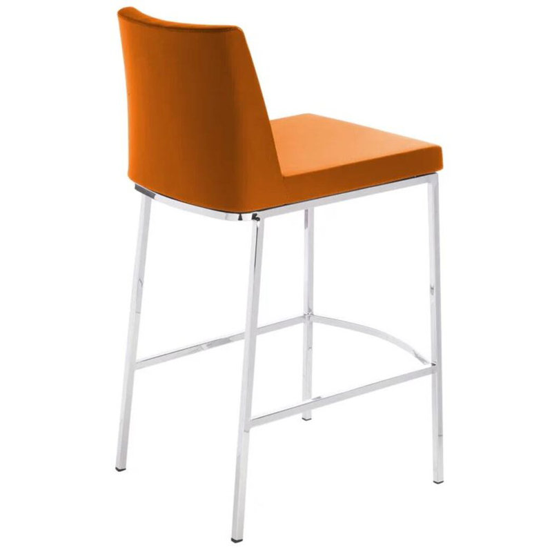 Kairat Upholstered Counter Stool with Metal Frame