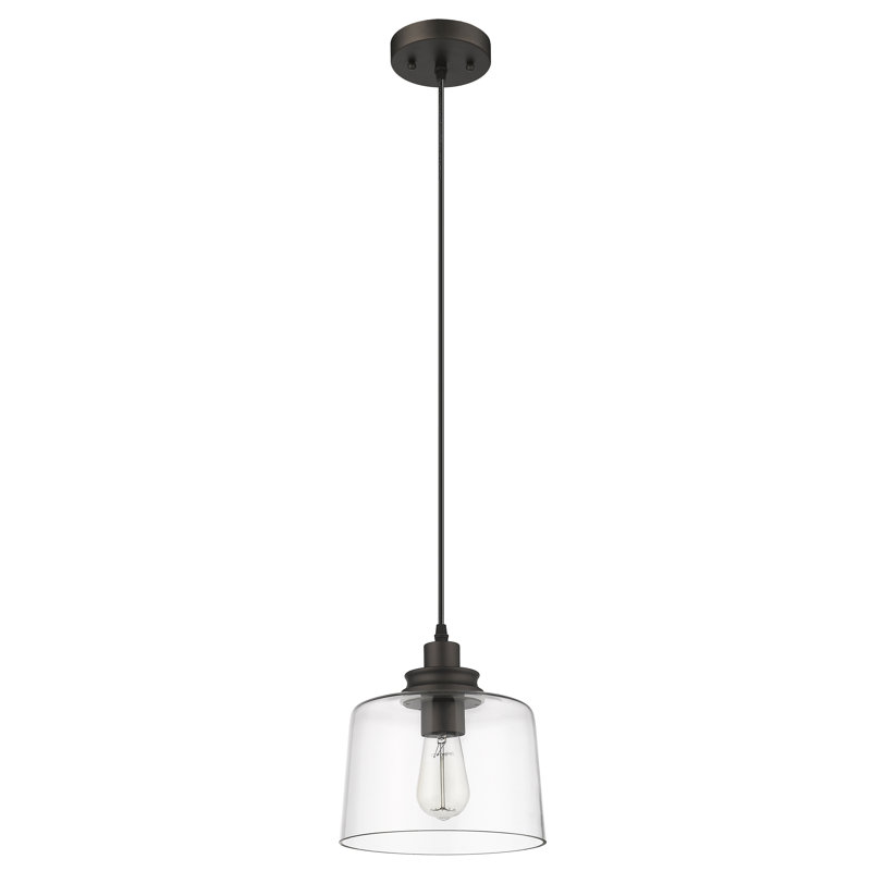 Luminaire suspendu en forme de cloche à 1 lumière Loretta