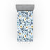 Burnt Orange/Pale Blue Floral