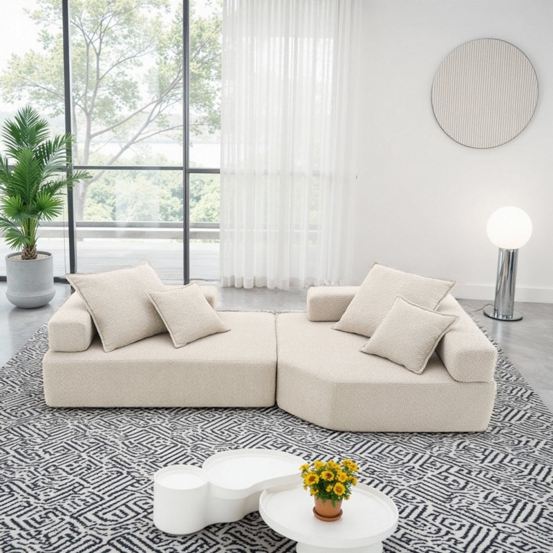 Canapé modulaire 103,5 po Boucle