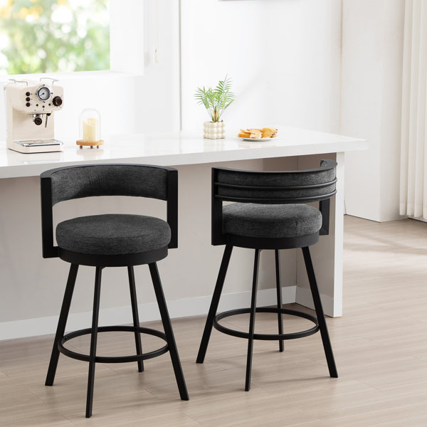 Low Back Swivel Counter Height Bar Stools You'll Love | Wayfair