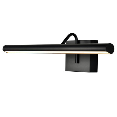 Procyon 24" Adjustable Bar Dimmable LED Vanity Light Black