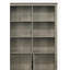 Bibliothèque l 47 "avec portes d'armoire