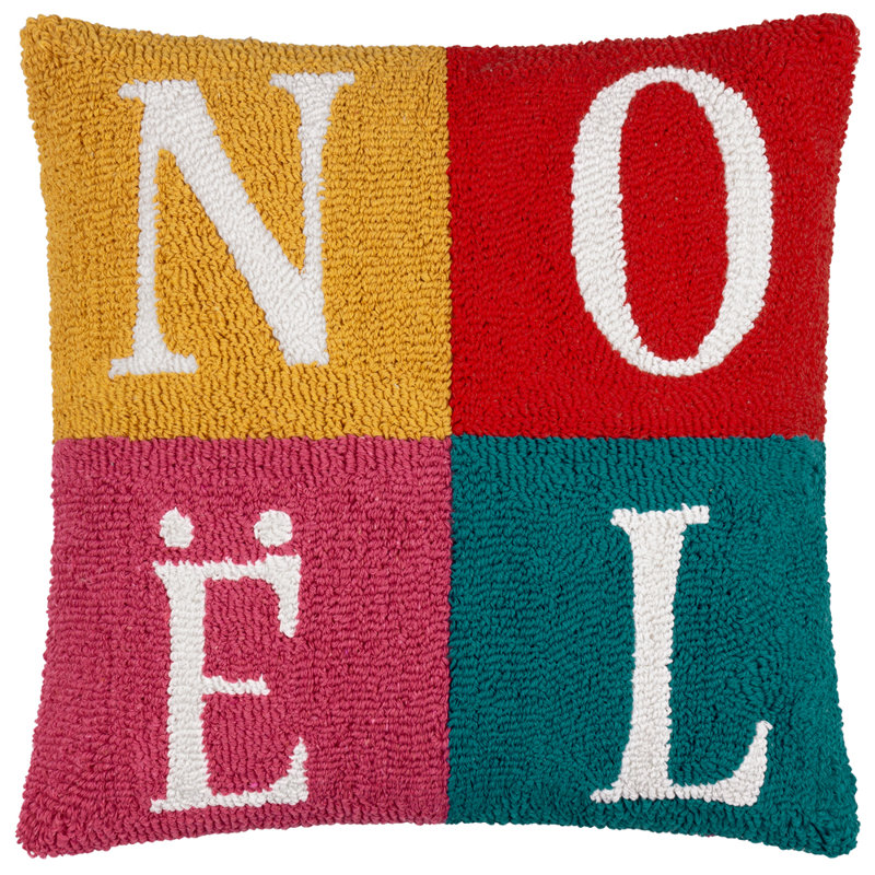 Noelle Loop Multi Square Cushion, Polyester