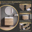Meuble-lavabo flottant 24 po avec lavabo-566121313