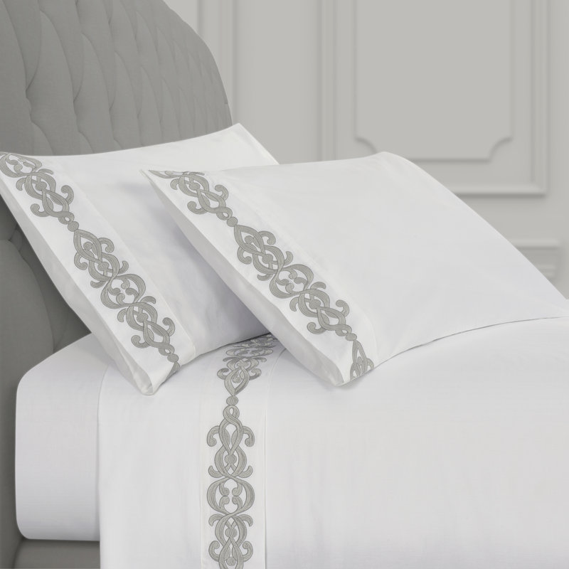 Imperial - Sheet King 4Pc. Sheet Set, King, Silver
