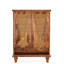 Armoire à chaussures 25,92 po en rotin naturel moderne avec range-chaussures autoportant à 5 niveaux avec portes ventilées