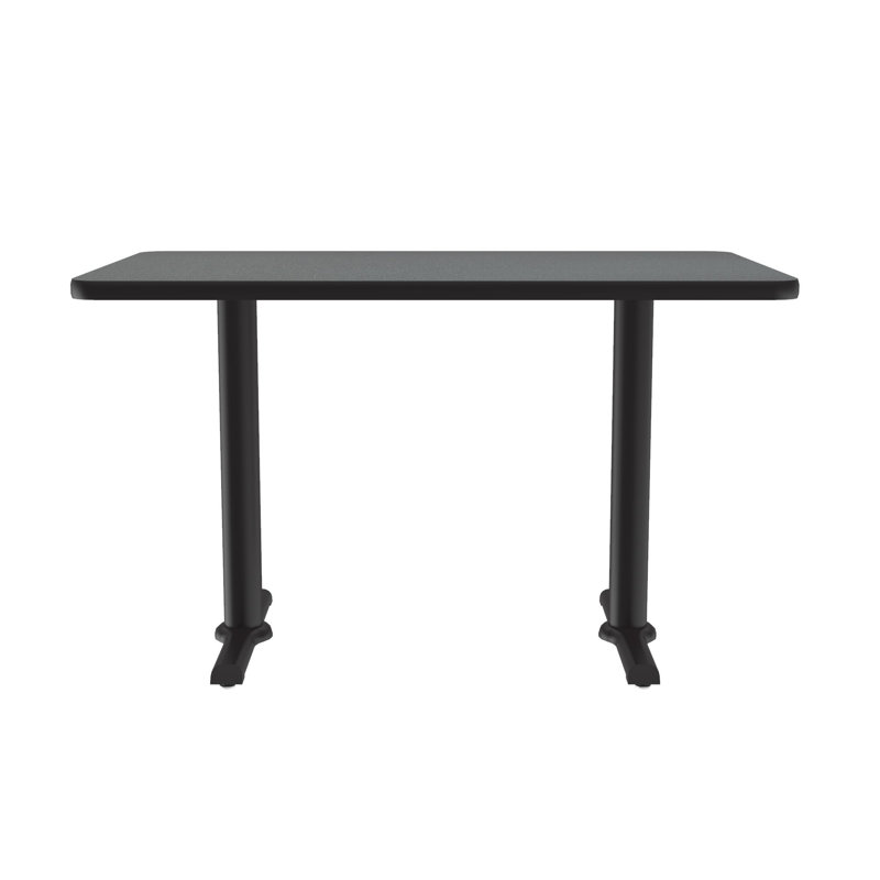 Table de salle de pause, l 60 po x P 30 po, Gris