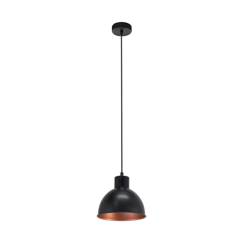 Abrielle 1 - Light Dome Pendant, Black