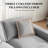106" Wide Solid Wood Frame L-Shape Upholstered Sectional Sofa With Ottoman, Oversized 3-Seat Comfortable Living Room Couch-116989910