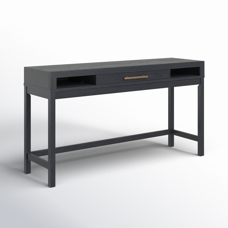 Appleton 66'' Console Table, Charred Oak