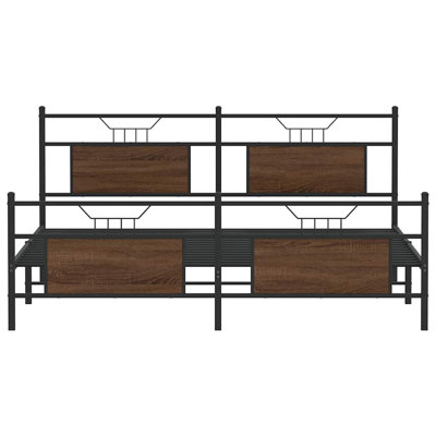 Bed Frame Without Mattress Engineered Wood