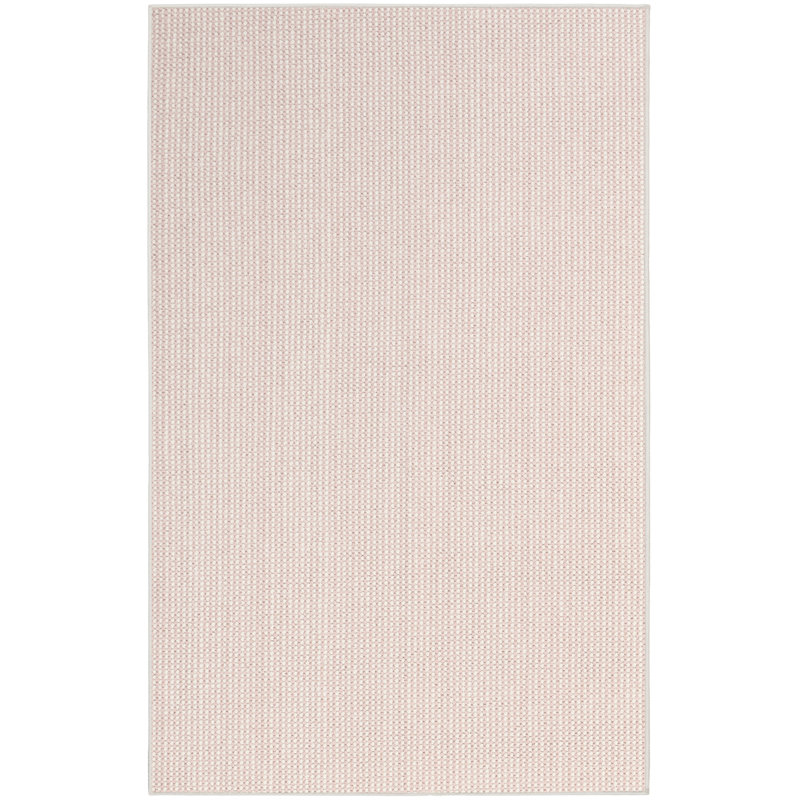Tapis d'intérieur ivoire rose à texture naturelle 2 pi 2 po x 3 pi 9 po Nourison, Ivoire / rose