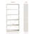 Besiana 70.75"H 5-Tier Open Back Bookcase-1924264464