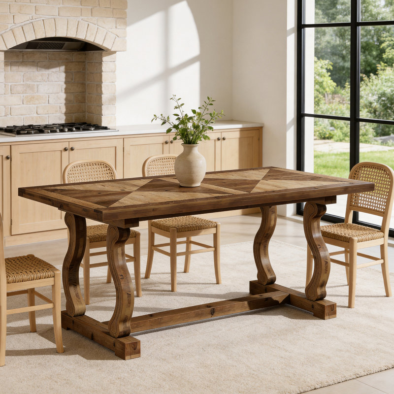 Solid Wood Dining Table