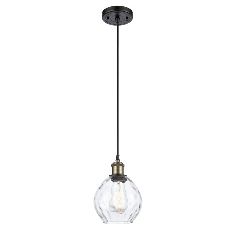 Jaron 1 - Light Single Pendant, No Bulb Included, Black Antique Brass
