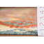 Tapis de salon orange en laine Kilim 7 x 10