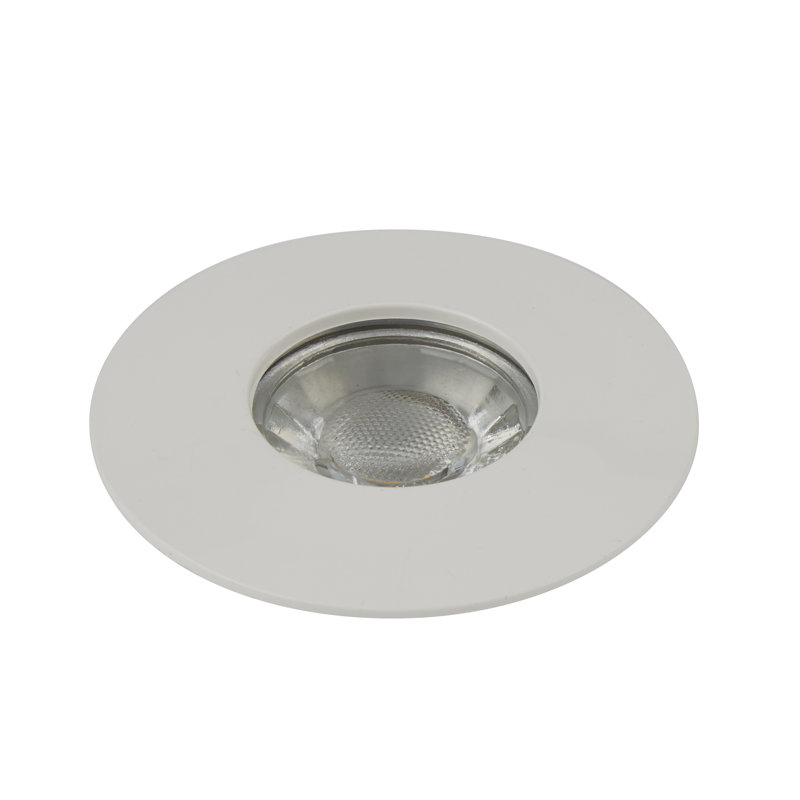 Pack of Three LED Recessed Lighting Kit, White
