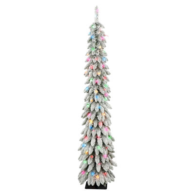 36' Lighted Pine Christmas Tree