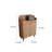 Vintage Rattan Shoe Cabinet Side Cabinet 8 Pair Shoe Storage Cabinet